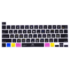 HRH Logic Pro X Shortcuts Hotkey Silicone Keyboard Cover Protector for MacBook Pro 13 inch 2020 (Model A2289 / A2251 / A2338 M1 Chip) and for MacBook Pro 16" 2019 (Model A2141)