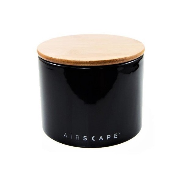 Airscape Ceramic Coffee and Food Storage Canister, 4" Small -