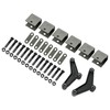 HECASA Trailer Leaf Spring Hanger Kit for Double Eye Springs