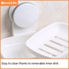 Easylife Instant Fix Double Layer Plastic Soap Dish (H19 x