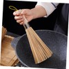 CHILDWEET 2Pcs Bamboo Scrubber Brush Durable Kitchen Cleaning Brush for