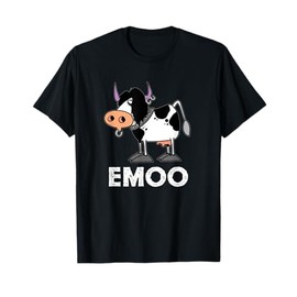 Funny Cow Emoo Cow Funny Emo T-Shirt