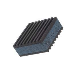 Kozelo 8pcs EVA Foam Rubber Anti Vibration Pads -[2" x 2" x 7/8"] Isolation Rubber Pads, Anti-Slip, for HVAC System and Washer, Black and Blue