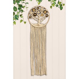 Design Works Crafts Inc. Natural Tree Macrame Kit, Beige