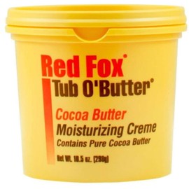 Red Fox Tub O' Butter Cocoa, Moisturizing Creme 10.5 oz (Pack of 7)