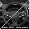 West Llama Microfiber Leather Car Steering Wheel Cover for Chevy