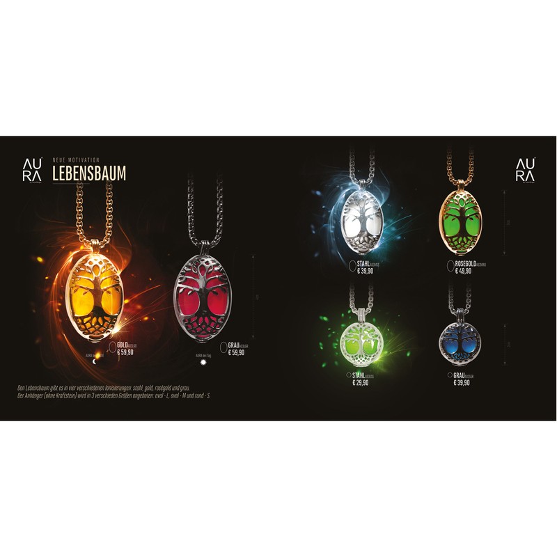 STREET HandelsgmbH Aura Women's Amulet Power Stone L 3.5 cm,