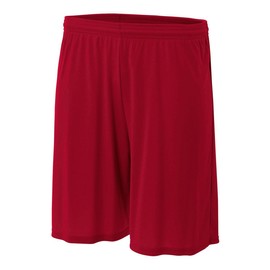 A4 Sportswear Cardinal Adult Medium 9" Performance Shorts Moisture Wicking All Season UPF 30+/No Pockets