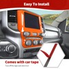 RT-TCZ for RAM Orange Dash Trim AC Control Panel Cover
