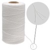 KINGLAKE 200m White Cotton Twine String, 2mm Butchers String Bakers