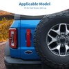 PDKLIN for Bronco Door Handle Cover Trim Red Fit for