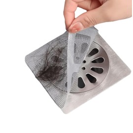 Set of 20 Hair Collectors, Shower Drainage Stickers, Drainage Covers, Drainage nets, Filters, Floor Drain Stickers (20 Pieces)