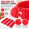 Adjustable Silicone Cake Mold for DIY Baking – 4-Piece Interlocking