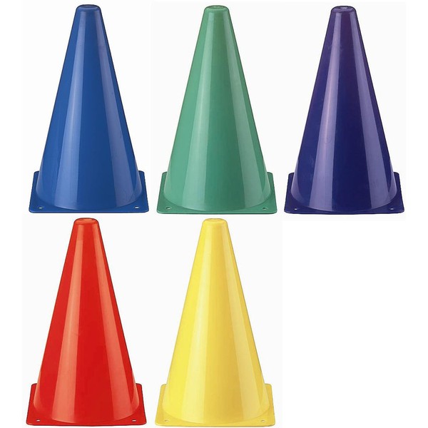 Dick Martin Sports MASSC9S Rainbow Cones Set, 11" Height, 11" Wide, 25" Length (6 per Set)