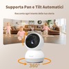 Alaga 2K Indoor Camera with AI Detection for Humans &