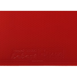 Nittaku NR8600 Table Tennis Rubber, Control Back Soft for Beginners, Red, Thin