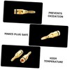 Gatuida 24pcs Gold Plated Banana Plugs Connector for Speakers and