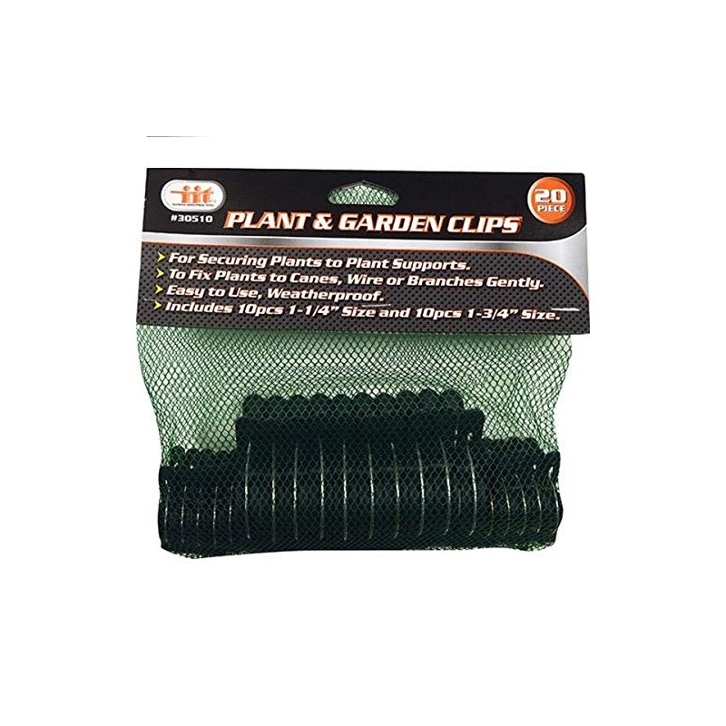 IIT 30510 20Pc Plant & Garden Clips Securing Flowers Bushes