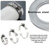 Gueenky Hose Clamp Endless 10.5 m Hose Tie Stainless Steel