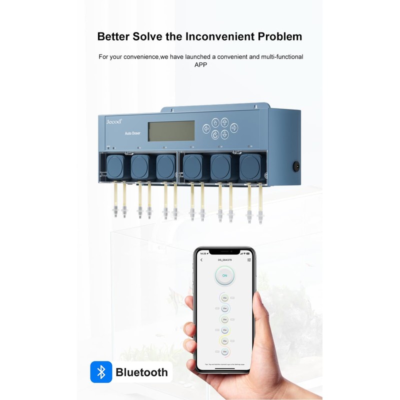 Jecod Jebao Doser 5.6 Bluetooth 6-Channel Auto Dosing Pump for