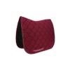 RIDING-WORLD "Rope" Saddle Cloth, Warmblood Bordeaux Red
