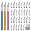 3 PCS Exacto Knife, Hobby Knife, Craft Knives with 30