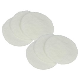 vhbw 6 x Polishing Pads Compatible with Kärcher FP 202, PST 1000, FP 303, FP 222 Suction Drill, Polishing Disc Set for Parquet, White