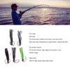 5PCS Saltwater Trolling Lure PVC Squid Skirted Deep Sea Fishing