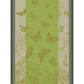 Le Jacquard Français Tea Towel Jardin Des Papillons Succulente 60 x 80 cm Cotton