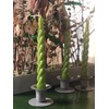 Candles with a Twist, Apple Twisted, Lacquered, Unscented Candles, 6