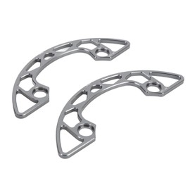 Chainring Protective Guard,Aluminum Alloy Crankset Chain Wheel Guard Cover for 30T to 32T 104BCD Narrow Wide Tooth Chainring (Ti)