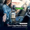 Upgraded Cup Holder Phone Holder for Car, 2-in-1 Cup Holder