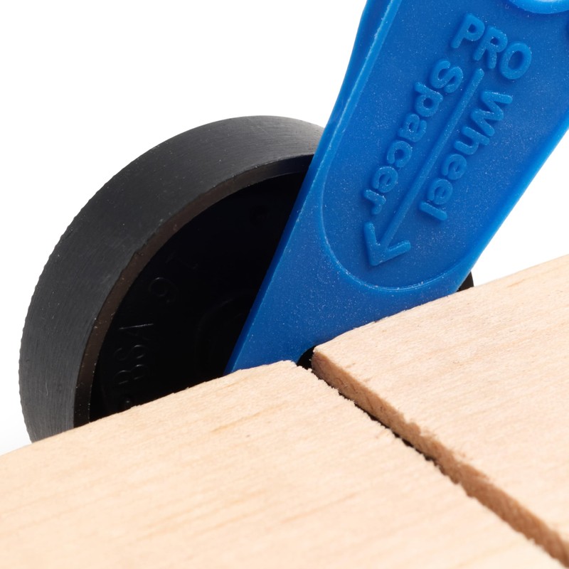 Pinewood Pro Derby Car Wheel Spacer Gauge Tool with Drill