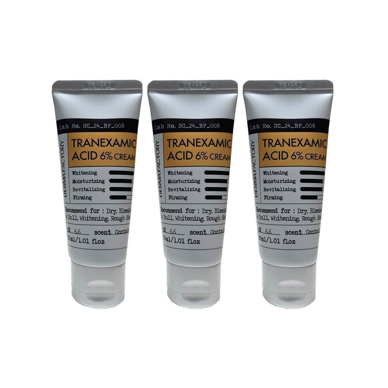 Dermafactory 더마팩토리 트라넥삼산 6% 크림 30ml x 3개 Dermafactory Tranexamic