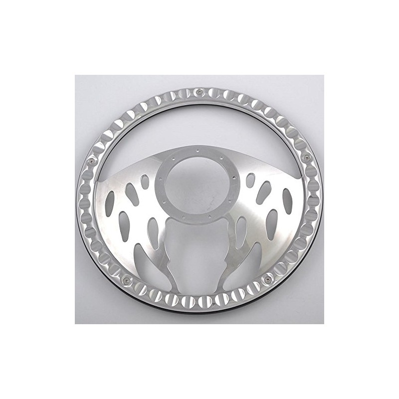 Flashpower 14'' Billet Flame Half Wrap 9 Bolts Steering Wheel