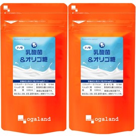 オーガランド (ogaland) ナノ型乳酸菌&オリゴ糖 (360粒 / 約6ヶ月分) 乳酸菌 オリゴ糖 腸活 サプリ 食生活を整えたい方に