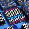 LaRibbons Race Car Reversible Wrapping Paper Mini Roll, Race Track