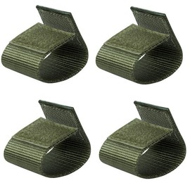 TACNEX Duty Belt Keepers w/Hook and Loop Closure for 2"-2.25" Wide Tactical Belt Accessories Nylon Loops for Police Security Law Enforcement 4 PCS