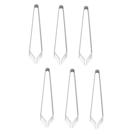 Housoutil 6 Pcs Fish Brush Bone Remover Tools Kitchen Fish Blue and White Vase Deboning Hair Remover Tool Pin Tweezers Stainless Steel Tweezer Hair Removal Fishbone Clip