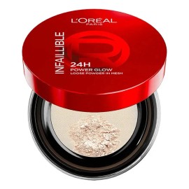 L'Oréal Paris Infallible 24h Power Glow polvo traslúcido con acabado glowy, duración hasta por 24h