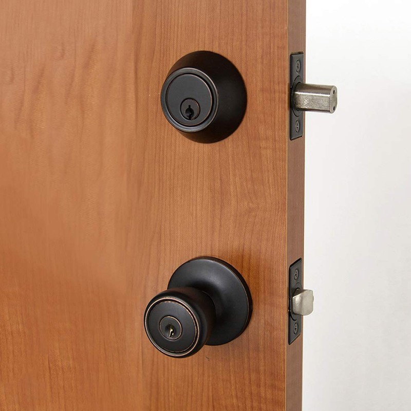 Design House 728733 Terrace 6-Way Universal Entry Door Knob and