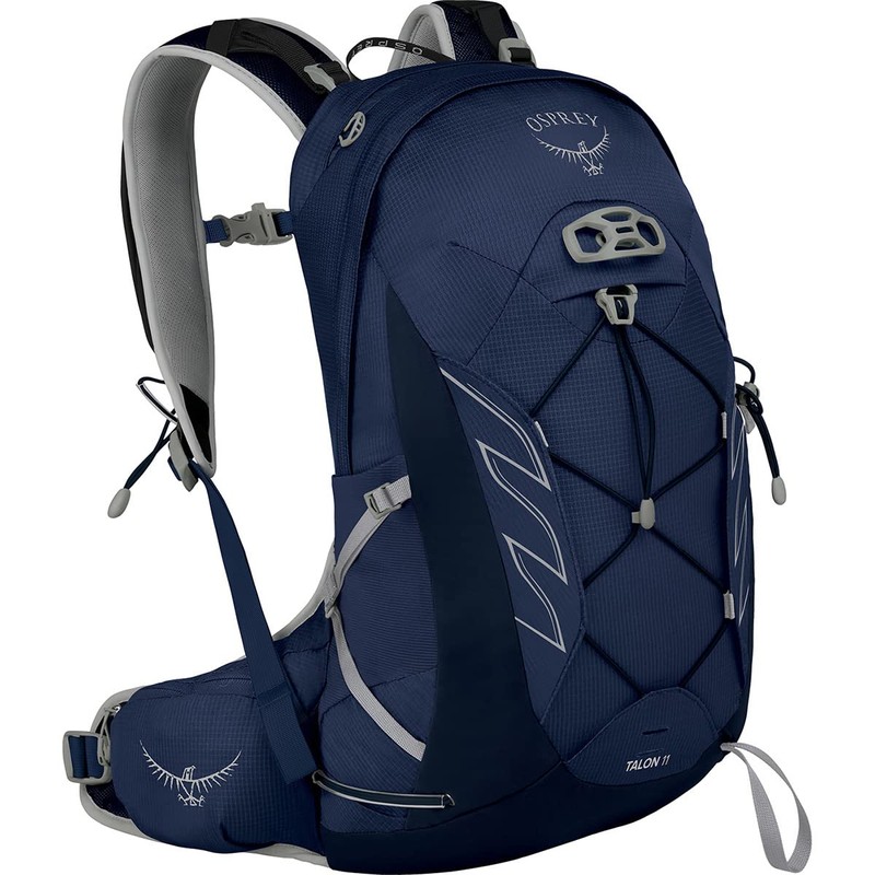 Osprey Talon 11L Men's Hiking Backpack with Hipbelt, Ceramic Blue,