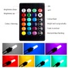 OtpOutopa Car T10 RGB LED Bulb Width Light with Remote