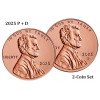 2025 P+D Lincoln Penny / Cent 1¢ 2-Coins Perhaps the