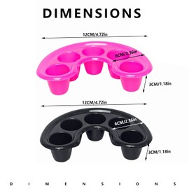 Lcvasvuz 1Pcs Professional Nail Soak Off Bowl Manicure Finger Soaking Bowl for Nail Soak Off Manicure Soaking Nail Polishing