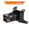 WeiSen UTV 2" Rear Receiver Hitch Compatible with Can-Am Outlander