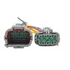 Headlight Car Harness Pigtail 8 Pin HID Wiring Plug Kit,