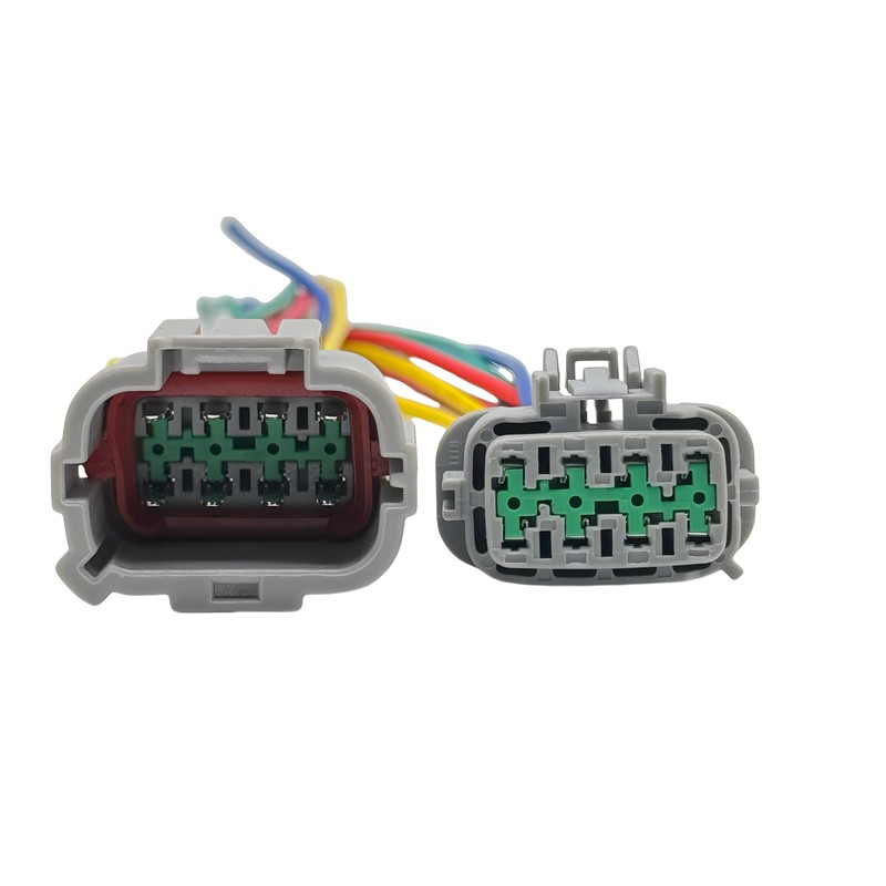 Headlight Car Harness Pigtail 8 Pin HID Wiring Plug Kit,