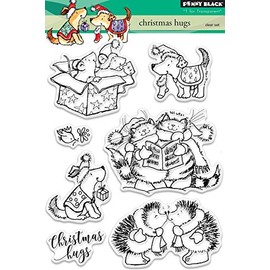 Penny Black Clear Stamp Set 30-441 Christmas hugs