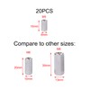 SyiXute 20 Pcs Long Rod Nut,M5 Hex Coupling Nut,Carbon Steel